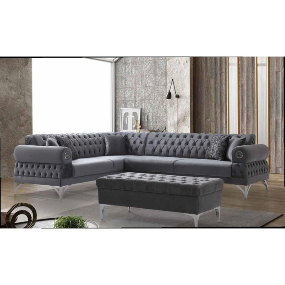 Canapé d'angle cuir Royal – NKL MEUBLE WASSA: meubles italiens à prix  discount