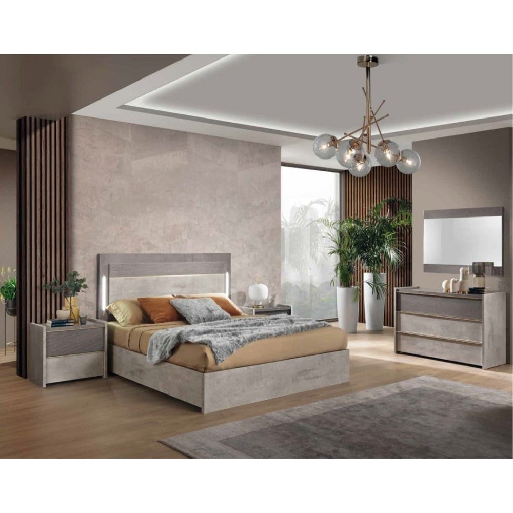 Chambre à coucher complète LED NOVA - Mobiliers de Chambre Design